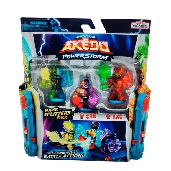 Moose Enterprise Toys Akedo Powerstorm Super Splitters Pack